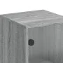 Auxiliary cabinet with Sonoma gray glass door 35x37x100 cm by , Sideboards - Ref: Foro24-836558, Price: 52,27 €, Discount: %