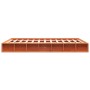 Wax brown pine solid wood bed frame 160x200 cm by , Beds and slatted bases - Ref: Foro24-844426, Price: 139,54 €, Discount: %
