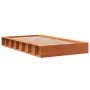 Bettgestell aus massivem, wachsbraunem Kiefernholz, 100 x 200 cm von , Betten und Lattenroste - Ref: Foro24-844430, Preis: 10...