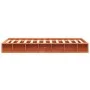 Estructura de cama madera maciza pino marrón cera 100x200 cm de , Camas y somieres - Ref: Foro24-844430, Precio: 100,43 €, De...