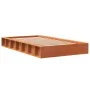 Bettgestell aus massivem, wachsbraunem Kiefernholz, 100 x 200 cm von , Betten und Lattenroste - Ref: Foro24-844430, Preis: 10...