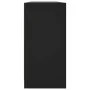 Estantería con puertas madera de ingeniería negro 204x37x75 cm de , Librerías y estanterías - Ref: Foro24-3206532, Precio: 20...