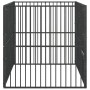 Hundelaufstall mit 4 schwarz verzinkten Stahlplatten von , Hundehütten - Ref: Foro24-172210, Preis: 102,80 €, Rabatt: %