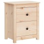 Nachttische 2 Stück aus massivem Kiefernholz 50x35x61,5 cm von vidaXL, Nachttische - Ref: Foro24-813680, Preis: 117,56 €, Rab...