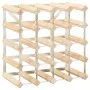Solid pine wood wine rack for 20 bottles by vidaXL, Wine racks - Ref: Foro24-282469, Price: 48,05 €, Discount: %