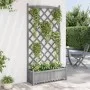 Pflanzgefäß mit Gitter aus massivem grauem Tannenholz von , Töpfe und Pflanzgefäße - Ref: Foro24-365492, Preis: 127,45 €, Rab...