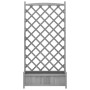Pflanzgefäß mit Gitter aus massivem grauem Tannenholz von , Töpfe und Pflanzgefäße - Ref: Foro24-365492, Preis: 157,00 €, Rab...