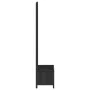 Planter with solid black fir wood trellis by , Pots and planters - Ref: Foro24-365478, Price: 59,53 €, Discount: %