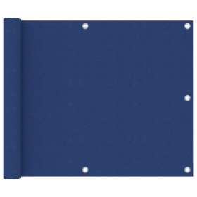 Toldo para balcón de tela oxford azul 75x600 cm