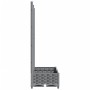 Planter with trellis PP light gray 80x40x121.5 cm by , Pots and planters - Ref: Foro24-153271, Price: 66,33 €, Discount: %