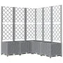 Pflanzgefäß mit Gitter PP hellgrau 120x120x136 cm von , Töpfe und Pflanzgefäße - Ref: Foro24-153278, Preis: 180,97 €, Rabatt: %