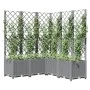 Pflanzgefäß mit Gitter PP hellgrau 120x120x136 cm von , Töpfe und Pflanzgefäße - Ref: Foro24-153278, Preis: 180,97 €, Rabatt: %