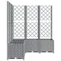 Pflanzgefäß mit Gitter PP hellgrau 120x120x136 cm von , Töpfe und Pflanzgefäße - Ref: Foro24-153278, Preis: 180,97 €, Rabatt: %