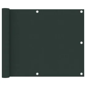 Balkonmarkise dunkelgrüner Oxfordstoff 75x600 cm von , Sonnenschirme - Ref: Foro24-134999, Preis: 27,26 €, Rabatt: %