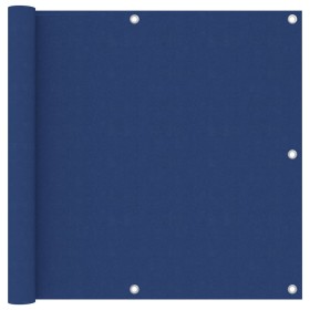 Toldo para balcón tela oxford azul 90x400 cm