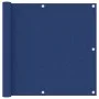 Balcony awning blue oxford fabric 90x400 cm by , Umbrellas - Ref: Foro24-135013, Price: 20,49 €, Discount: %