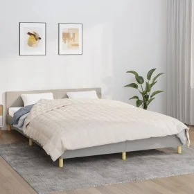 Weighted blanket light cream fabric 220x235 cm 11 kg by , Blankets - Ref: Foro24-350764, Price: 101,87 €, Discount: %