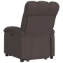 Hochklappbarer Liegesessel aus dunkelbraunem Stoff von , Sessel - Ref: Foro24-3204097, Preis: 277,11 €, Rabatt: %