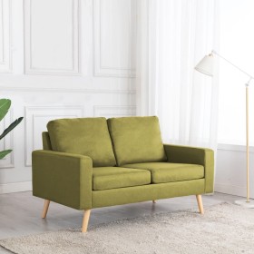 2 seater green fabric sofa by , Sofas - Ref: Foro24-288708, Price: 288,72 €, Discount: %