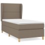 Boxspringbett mit taupegrauer Stoffmatratze 80x200 cm von , Betten und Lattenroste - Ref: Foro24-3128401, Preis: 345,08 €, Ra...