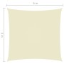 Cream Oxford fabric square sail awning 6x6 m by , Umbrellas - Ref: Foro24-135197, Price: 110,81 €, Discount: %