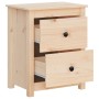 Nachttische 2 Stück aus massivem Kiefernholz 50x35x61,5 cm von vidaXL, Nachttische - Ref: Foro24-813680, Preis: 117,56 €, Rab...