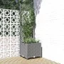 Pflanzgefäß mit Gitter PP hellgrau 40x40x136 cm von , Töpfe und Pflanzgefäße - Ref: Foro24-153270, Preis: 63,53 €, Rabatt: %
