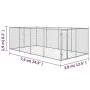 Outdoor kennel 8x4x2 m by vidaXL, Dog kennels and fences - Ref: Foro24-144938, Price: 502,61 €, Discount: %