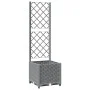 Pflanzgefäß mit Gitter PP hellgrau 40x40x136 cm von , Töpfe und Pflanzgefäße - Ref: Foro24-153270, Preis: 63,53 €, Rabatt: %