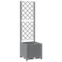 Pflanzgefäß mit Gitter PP hellgrau 40x40x136 cm von , Töpfe und Pflanzgefäße - Ref: Foro24-153270, Preis: 63,60 €, Rabatt: %