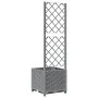 Pflanzgefäß mit Gitter PP hellgrau 40x40x136 cm von , Töpfe und Pflanzgefäße - Ref: Foro24-153270, Preis: 63,53 €, Rabatt: %