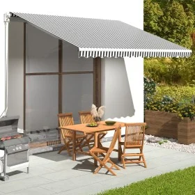 Ersatzstoff für anthrazitgraue und weiße Markise 4x3,5 m von , Markisen - Ref: Foro24-311988, Preis: 64,99 €, Rabatt: %