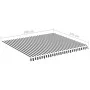Replacement fabric for anthracite gray and white awning 4x3.5 m by , Awnings - Ref: Foro24-311988, Price: 64,99 €, Discount: %