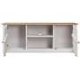 Weißer TV-Schrank aus Kiefernholz im Panama-Stil, 120 x 40 x 50 cm von vidaXL, TV-Möbel - Ref: Foro24-282672, Preis: 183,62 €...