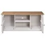 Mueble para TV madera de pino estilo Panamá blanco 120x40x50 cm de vidaXL, Muebles TV - Ref: Foro24-282672, Precio: 175,97 €,...