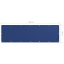 Toldo para balcón tela oxford azul 90x300 cm de , Sombrillas - Ref: Foro24-135012, Precio: 18,50 €, Descuento: %