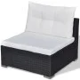 Set muebles de jardín y cojines 6 piezas ratán sintético negro de , Conjuntos de jardín - Ref: Foro24-42102, Precio: 761,53 €...