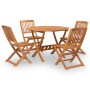 5-teiliges Garten-Esszimmerset aus massivem Akazienholz von , Gartensets - Ref: Foro24-3152902, Preis: 279,63 €, Rabatt: %