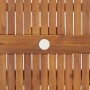 Juego de comedor de jardín 5 piezas madera maciza de acacia