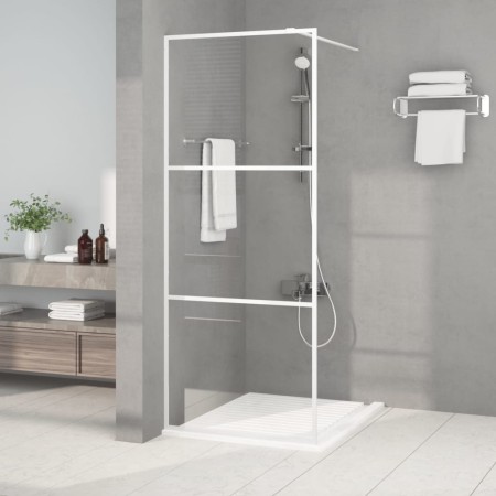 ESG Glasduschwand transparent weiß 80x195 cm von , Duschwände und Duschwände - Ref: Foro24-152120, Preis: 144,06 €, Rabatt: %