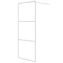 ESG Glasduschwand transparent weiß 80x195 cm von , Duschwände und Duschwände - Ref: Foro24-152120, Preis: 140,98 €, Rabatt: %