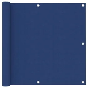 Balcony awning in blue Oxford fabric, 90x500 cm. by , Umbrellas - Ref: Foro24-135014, Price: 26,55 €, Discount: %