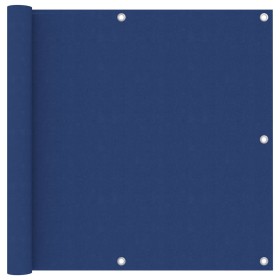 Toldo para balcón tela oxford azul 90x500 cm