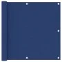 Balcony awning in blue Oxford fabric, 90x500 cm. by , Umbrellas - Ref: Foro24-135014, Price: 24,51 €, Discount: %