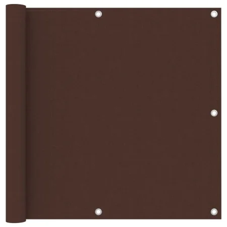 Toldo para balcón tela oxford marrón 90x600 cm de , Sombrillas - Ref: Foro24-135075, Precio: 30,12 €, Descuento: %