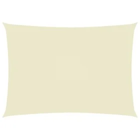 Rectangular cream-colored Oxford fabric sail shade 2x4.5 m by , Umbrellas - Ref: Foro24-135203, Price: 36,66 €, Discount: %