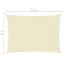 Rectangular cream-colored Oxford fabric sail shade 2x4.5 m by , Umbrellas - Ref: Foro24-135203, Price: 36,66 €, Discount: %