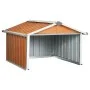 Galvanized steel lawnmower shed in brown, 92x97x63 cm by , Sheds - Ref: Foro24-150910, Price: 63,45 €, Discount: %