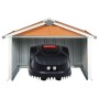 Galvanized steel lawnmower shed in brown, 92x97x63 cm by , Sheds - Ref: Foro24-150910, Price: 69,05 €, Discount: %