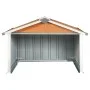 Galvanized steel lawnmower shed in brown, 92x97x63 cm by , Sheds - Ref: Foro24-150910, Price: 63,45 €, Discount: %